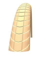 Pneu Schwalbe Big Apple 28x2.00 Rigide HS430 Active Line Cream - ETRTO 50-622