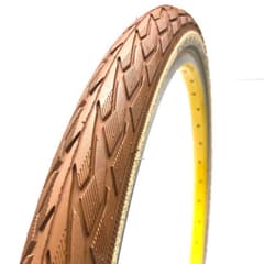 Pneu Schwalbe Delta Cruiser Plus 26x1.75 Rigide HS431 Reflex Marron Crème - ETRTO 47-559