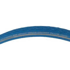 Pneu Schwalbe Delta Cruiser Plus 700x35C Rigide HS431 PunctureGuard TwinSkin Bleu - ETRTO 37-622