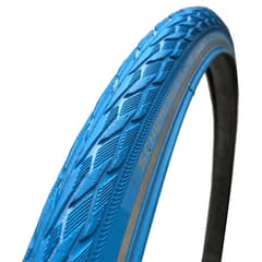 Pneu Schwalbe Delta Cruiser Plus 700x35C Rigide HS431 PunctureGuard TwinSkin Bleu - ETRTO 37-622