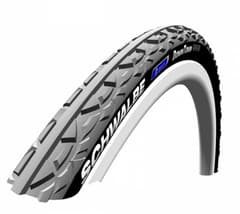 Pneu Fauteuil Roulant Schwalbe Downtown 24x1"3/8 Rigide Kevlar Guard Gris Noir - ETRTO 37-540 