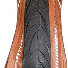 Pneu Schwalbe Marathon Supreme HS469 700x40C Souple flanc marron - ETRTO 42-622
