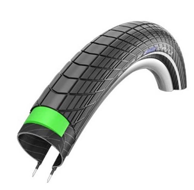 Pneu Schwalbe Big Apple Plus 20x2.15 Rigide HS430 Green Guard - ETRTO 55-406