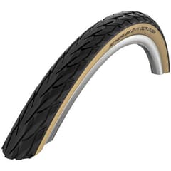 Pneu Schwalbe Delta Cruiser 700x28C Rigide HS431 Noir/Beige Kevlar Guard  ETRTO 28-622