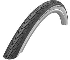 Pneu Schwalbe Road Cruiser 26x1.75 Rigide Noir avec Flancs Blanc - ETRTO 47-559
