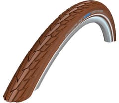 Pneu Schwalbe Road Cruiser 700x40 28x1.60 Rigide HS484 Marron Reflex - ETRTO 42-622