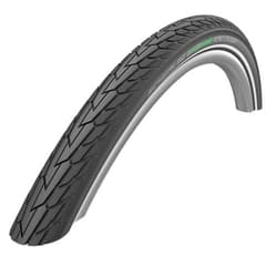 Pneu Schwalbe Road Cruiser 650x35B 27.5x1.40 Rigide Noir avec bandes Réfléchissantes - ETRTO 37-584