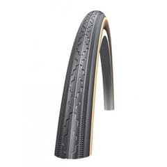 Pneu Schwalbe HS180 26x1"1/8x1"1/4 650x28/32A Rigide Noir avec Flancs Beige - ETRTO 28/32-590