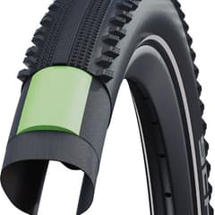 Pneu Schwalbe Hurricane HS499 27.5x2.00 Rigide GreenGuard SnakeSkin - ETRTO 50-584