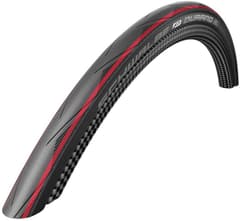 Pneu Schwalbe Durano 700x25C Souple HS464 Noir Rouge - ETRTO 25-622