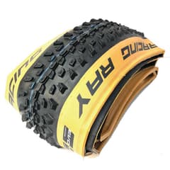 Pneu Schwalbe Racing Ray 29x2.35 Souple Evolution SnakeSkin Addix SpeedGrip Tubeless Easy Noir Beige - ETRTO 60-622