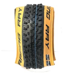 Pneu Schwalbe Racing Ray 29x2.35 Souple Evolution SnakeSkin Addix SpeedGrip Tubeless Easy Noir Beige - ETRTO 60-622