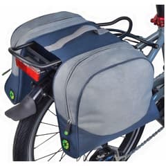 Sacoches Latérales Arrières Doubles Dahon – 9L Polyester 600D Résistant à l'Eau