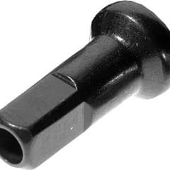 Écrous de rayon DT Swiss 2x12 mm aluminium noir