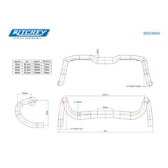 Cintre Ritchey Comp Ergomax Di2 31.8mm BB Noir 