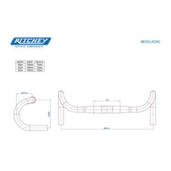 Cintre Ritchey WCS Neoclassic Di2 31.8mm Blatte Noir