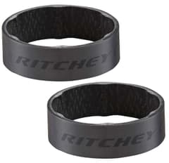 Entretoises Ritchey 1"1/8 Carbone Mat 10mm Pack de 2