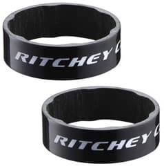 Entretoises Ritchey 1"1/8 Carbon Brillant 10mm Pack de 2