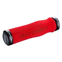 Grips Ritchey WCS Ergo Lockring 4 Vis 130mm Rouge
