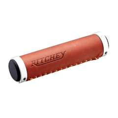 Grips Ritchey Classic Leather Lockring 130mm Marron