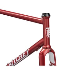 Cadre Ritchey Montebello en Acier avec Fourche en Carbone - Rouge