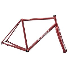 Cadre Ritchey Montebello en Acier avec Fourche en Carbone - Rouge