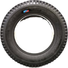 Pneu plein Rolko XSENSE 3.00-8 4PR CY145 Noir non marquant - jante 38 mm en 2 parties