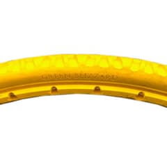 Pneu Plein Greentyre Blizzard Jaune 20x2.125 Largeur Intérieure de Jante 27-29mm ETRTO 54-406