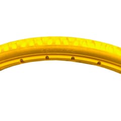 Pneu Plein Greentyre Blizzard Jaune 26x1.75 Largeur Intérieure de Jante 19-22mm ETRTO 47-559