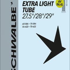 Chambre à air Schwalbe AV19L 27.5/29" Schrader - ETRTO 54/75-584/622
