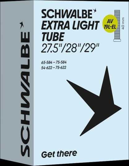 Chambre à air Schwalbe AV19L 27.5/29" Schrader - ETRTO 54/75-584/622