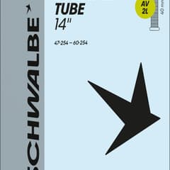 Chambre à air Schwalbe AV2L 14" Schrader - ETRTO 47/60-254