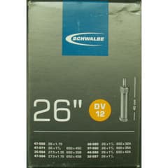 Chambre à Air Schwalbe DV12 26x1.75-1"5/8 - (650A, 650B, 650C) Dunlop 40mm - ETRTO 32/47-559/597