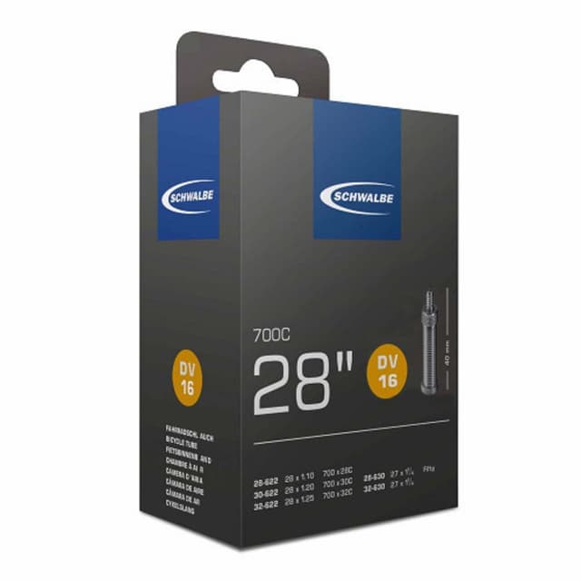 Chambre à Air Schwalbe DV16 28" 700x28/32 Dunlop - ETRTO 28/32-622/630