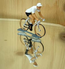 Figurine Cycliste CBG Mignot Tour d'Allemagne Maillot Blanc