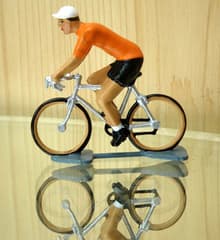 Figurine Cycliste CBG Mignot Tour de Holland Maillot Orange