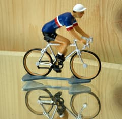 Figurine Cycliste CBG Mignot Maillot Français