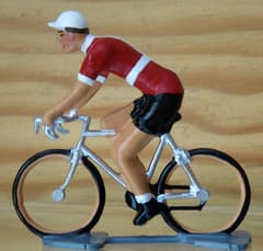 Figurine Cycliste CBG Mignot Maillot Danois
