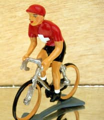 Figurine Cycliste CBG Mignot Maillot Suisse en Danseuse