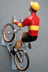 Figurine Cycliste CBG Mignot Maillot Champion d'Espagne en Danseuse