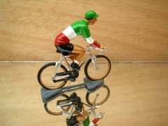 Figurine Cycliste CBG Mignot Maillot Champion d'Italie