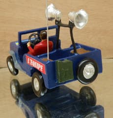 CBG Mignot Model Jeep Bleu Véhicules du Tour de France