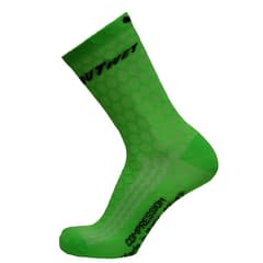 Chaussettes de Compression Outwet Mi-Mollet Vert Fluo