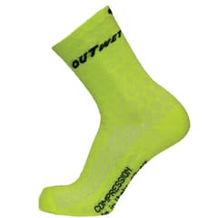 Chaussettes de Compression Outwet Mi-Mollet Jaune Fluo