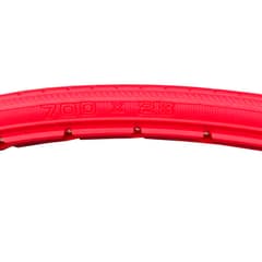 Pneu Plein Greentyre Esprit Rouge 700x28C Largeur Intérieure de Jante 12.5-14mm ETRTO 28-622