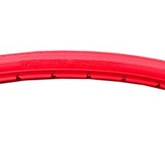 Pneu Plein Greentyre Esprit Rouge 700x28C Largeur Intérieure de Jante 14-16mm ETRTO 28-622