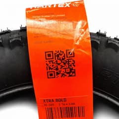 Pneu Hartex Xtra Bold Gumwall 16x3.00 Rigide - ETRTO 76-305