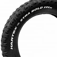 Pneu Hartex Xtra Bold Gumwall 16x3.00 Rigide - ETRTO 76-305