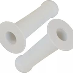 Grips FRM BMX caoutchouc Kraton White (la paire)