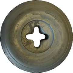 Pneu plein Greentyre HEYMER Cloverleaf Gris 2.50-3 / 210x65 - jante 35-38 mm